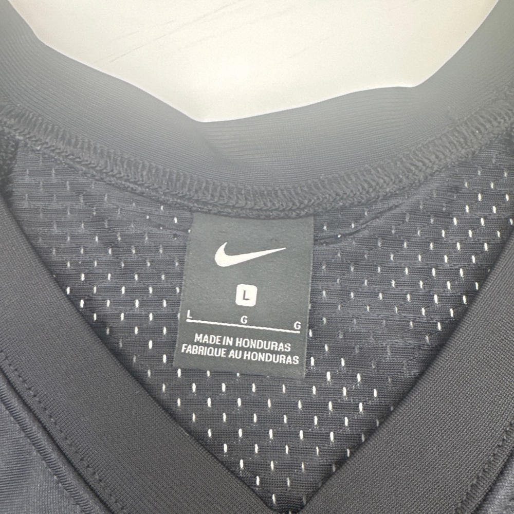 Men's Nike Black White Yellow Football Jersey Size L #47 - Picture 4 of 6
